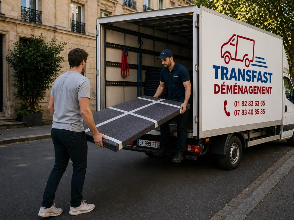 Service CHRONO-TRANSFAST - Camion avec chauffeur déménageur