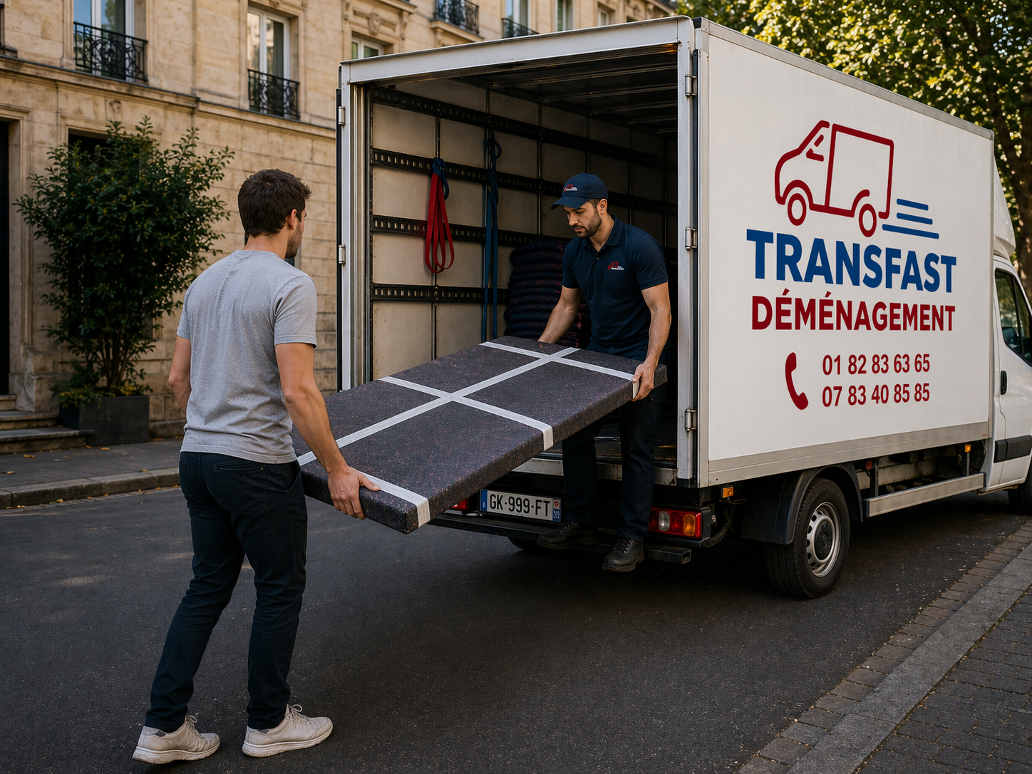 Service CHRONO-TRANSFAST - Camion avec chauffeur déménageur